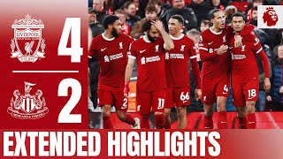 Reds Dominate on New Years Day Liverpool 42 Newcastle  Extended Highlights [upl. by Winn]