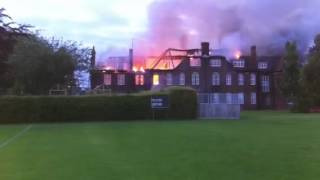 Fire at Felsted School [upl. by Sirromaj]