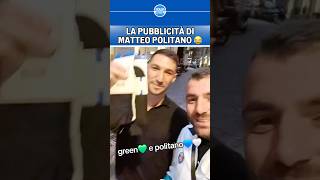 POLITANO e una PUBBLICITÀ particolare 🤣  Guardate cosa fa con questo TIFOSO del NAPOLI 👀 [upl. by Silrak]