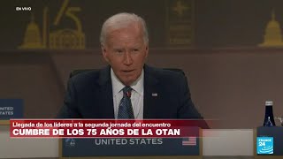 Biden quotPodemos defender el territorio y lo vamos a hacer juntosquot [upl. by Saibot154]