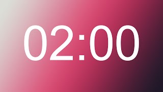 2 Minute Timer With Alarm  Alarmlı 2 Dakika Zamanlayıcı [upl. by Pros]