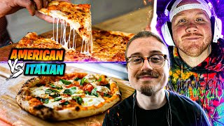 TIMTHETATMAN REACTS TO NEW YORK VS ITALIAN PIZZA [upl. by Lehcar]