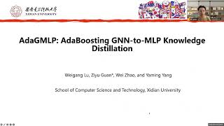 KDD 2024  AdaGMLP AdaBoosting GNN to MLP [upl. by Na607]