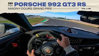 DRS  POV  PORSCHE 992 GT3 RS  HOTLAP  MAGNYCOURS [upl. by Tann]