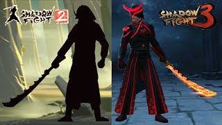 Shadow Fight 2 Composite Sword VS Shadow Fight 3 Blazing Logic [upl. by Damara336]