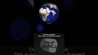 How continents actually formed memes planetaryexploration spacetravel iceage funny trollface [upl. by Colver]