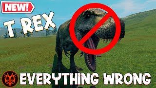 Everything WRONG With The TRex  Path of Titans [upl. by Nocaj]