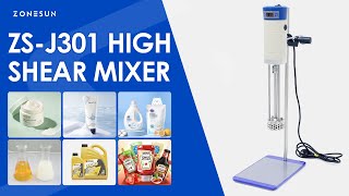 ZONESUN ZSJ300 Emulsifying Mixer [upl. by Lekzehcey]