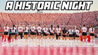 🚨 Nebraska volleyball sets NEW WORLD RECORD 🚨 Playing in front of 92003 people  SportsCenter [upl. by Jarita115]