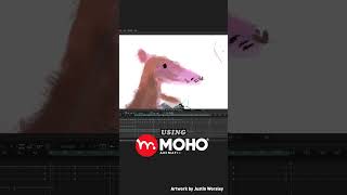 Learn how to rig and animate an illustration with Moho ✨ [upl. by Wynnie361]