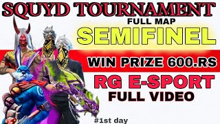 600 PRIZE POOL SEMIFINEL ROUND FULL VIDEO🔴RG ESPORT TOURNAMENT FULL VIDEO🏆freefiretournament [upl. by Attenwahs344]