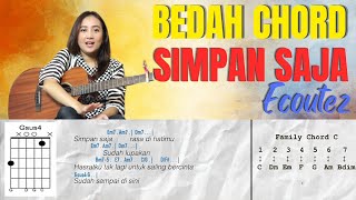 BEDAH CHORD  SIMPAN SAJA  ECOUTEZ [upl. by Hellah]