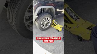 How to inspect your tires for slow leak or nails tireleak tire coombsauto [upl. by Jansson23]