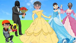 Scary Teacher 3D vs Squid Game Art And Wedding Dress Nice or Error Dressing Room 5 Times Challenge [upl. by Shelton391]