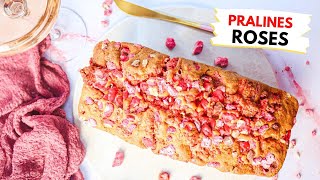 Recette du cake aux pralines roses facile et rapide [upl. by Nahsar]