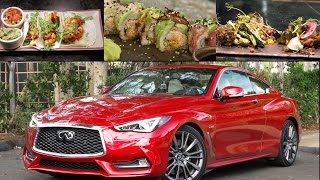 2017 Infiniti Q60 Red Sport 400 Review  Dine amp Dash 3 SoCal Edition [upl. by Ahsienor]