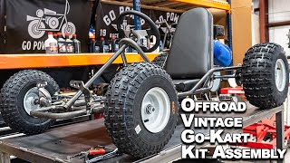 Off Road Vintage Go Kart Kit Build Project [upl. by Wrench]