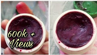 Beetroot LipbalmNo VaselineWith GheeOnly 2 ingredients For Soft Pink LipsNatural Lipbalm [upl. by Eeroc656]