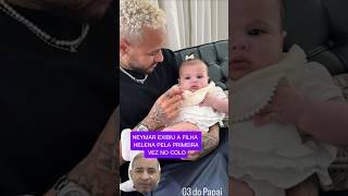 Neymar segura a filha helena pela primeira vez [upl. by Varney827]