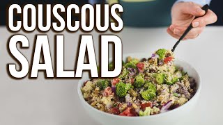 Easy and Healthy  Couscous Salad  10 min recipe [upl. by Glynias119]