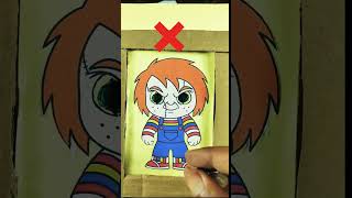 Guess Real Chuckie finster eyes Cardboard puzzle Rugrats tommy pickles chuckie chuckie anime [upl. by Uird919]