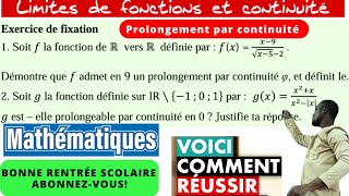 Prolongement par continuitécas radical et valeur absolue [upl. by Llerud]