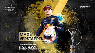 Max Verstappen  2022 Laureus Sportsman of the Year Award [upl. by Wende297]