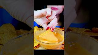 Nachos and cheese sauce asmr mukbang eating [upl. by Areta]