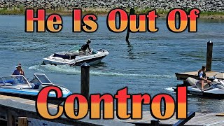 He Is Out Of Control At Boat Ramp [upl. by Fasa411]