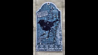 Woodware Christmas Robin Tag [upl. by Rosenzweig820]