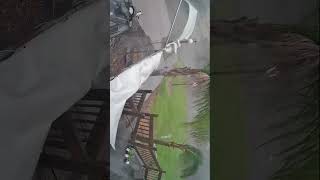 Watch a Storm Wreak Havoc Flagpole Down and Tarp Ripped Apart [upl. by Spenser369]