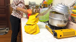 Nauqhty MODY Quickly SteaI A Corn From The Pot While Mom Is Busy [upl. by Temirf587]