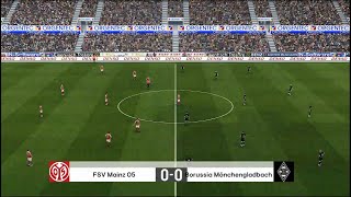 Mainz vs Borussia Monchengladbach  Bundesliga  PES 2021  PC Gameplay  4K [upl. by Riane]