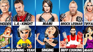 WWE Wrestlers Free Time Activity amp Hobbies [upl. by Evin]