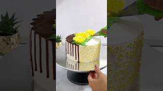 Chocolate Drip Cake Decoration Tutorial cake shortsfeed ytshort shorts trending cakeart [upl. by Aryl]