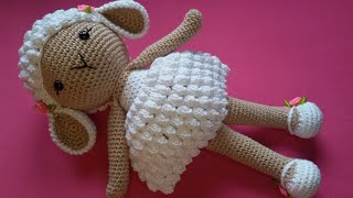 Ovejita  Teje con GanciBol un amigurumi [upl. by Leff]