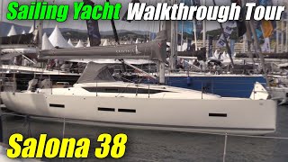 Amazing Sail Yacht  2023 Salona 38 [upl. by Esorrebma207]