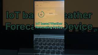 IoT based Weather Forecast 💡 cosmelectronics arduino esp8266 nodemcuesp8266 electronics shorts [upl. by Assyla]