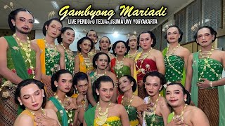 Viral Tiktok Gambyong Mariadi Live Pendopo Tejokusuman UNY YOGYAKARTA [upl. by Ahsilaf559]