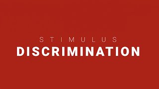 Stimulus Discrimination Examples [upl. by Saideman]