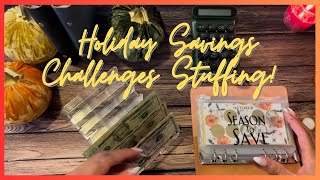 Holiday Savings Challenges Stuffing 100 [upl. by Felton870]