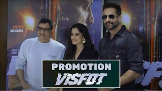 Fardeen Khan Priya Bapat amp Others At TSeries Office For Promotion Of Their Upcoming Film Visfot [upl. by Arnuad]