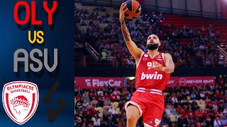 Olympiacos Piraeus  ASVEL  Clutch Moments Highlights [upl. by Oiril]