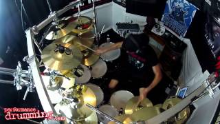 Rock Drumming Performance  Muse Style Drumless Track [upl. by Mcmahon321]