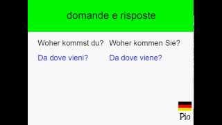 lezione di tedesco online 5  la prima conversazione tedesca [upl. by Llebyram]