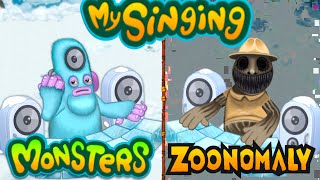 My Singing Monsters in Zoonomaly A Monstrous Comparison [upl. by Levona748]