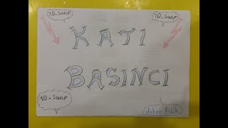 KATI BASINCI 10 SINIF [upl. by Kwang]