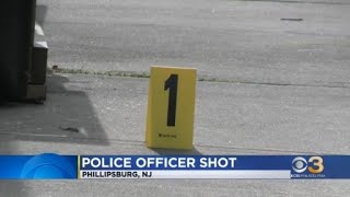 NJ officer shot while responding to domestic incident sources [upl. by Karyn562]