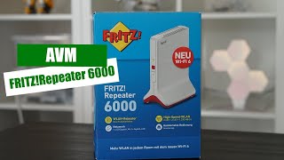 AVM FRITZRepeater 6000  Unboxing und mögliche Einsatzgebiete [upl. by Anilad]