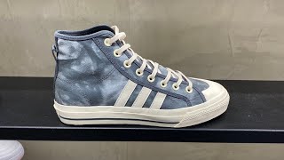 Adidas Originals Nizza RF Hi Grey FourWonder White  Product Code GX4586 [upl. by Patton]